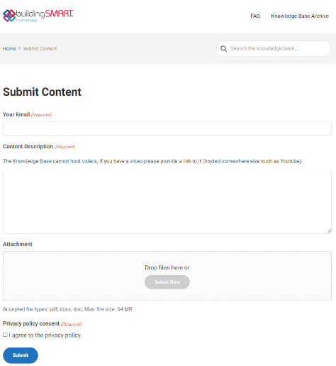 Submit Content Submit Content